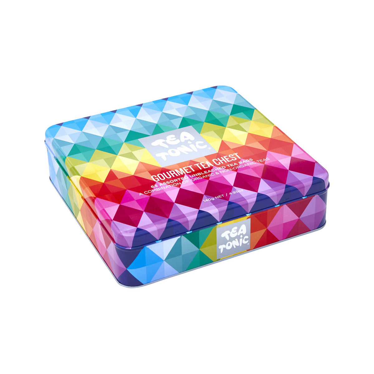image of Tea Tonic Gourmet Tin Tea Chest Deluxe x 63 Tea Bags on white background
