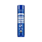 image of Dr. Bronner's Organic Lip Balm 4g peppermint on white background 