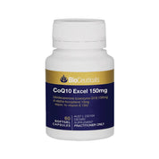 image of BioCeuticals CoQ10 Excel 150mg 60c on white background 