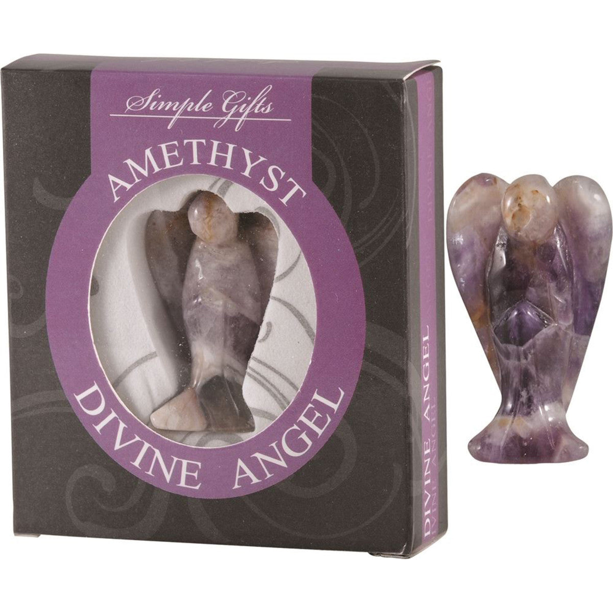 image of SaltCo Divine Angel Amethyst 5cm on white background