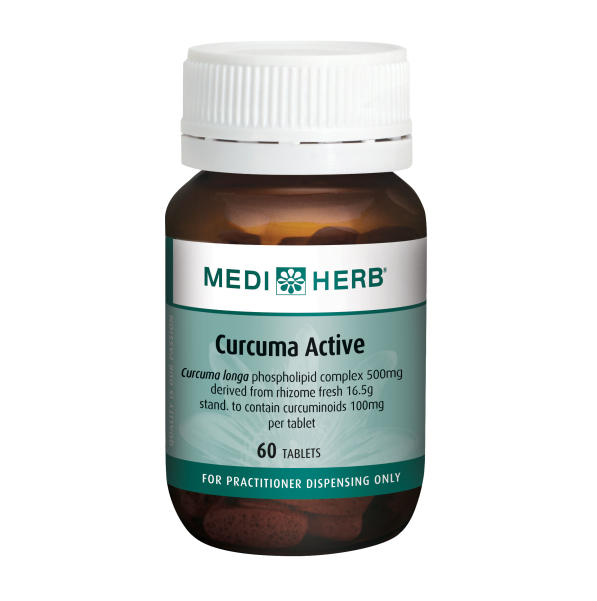 image of Mediherb Curcuma Active 60tb on white background 