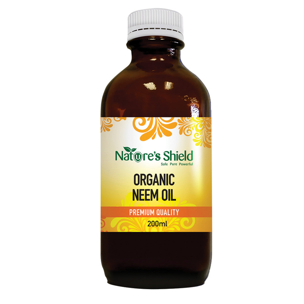 image of Nature's Shield Organic Neem Oil 200ml on white background
