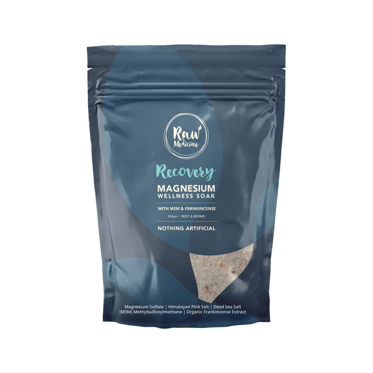 image of Raw Medicine Magnesium Wellness Soak Recovery (Rest & Repair) 500g on white background
