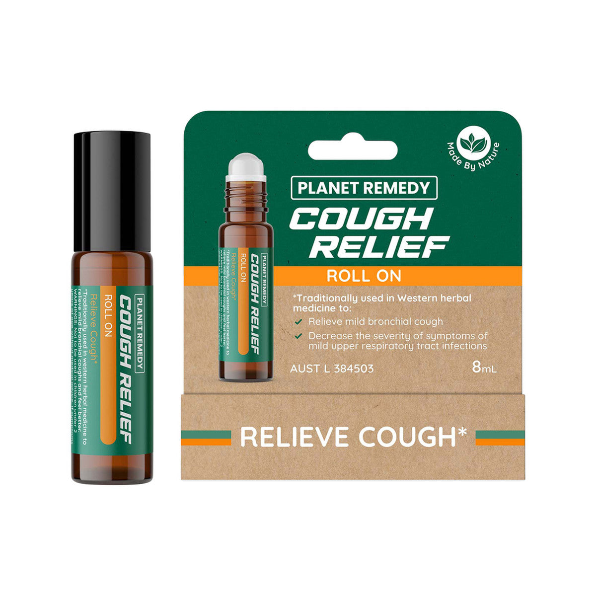 image of Planet Remedy Cough Relief Roll On 8ml on white background
