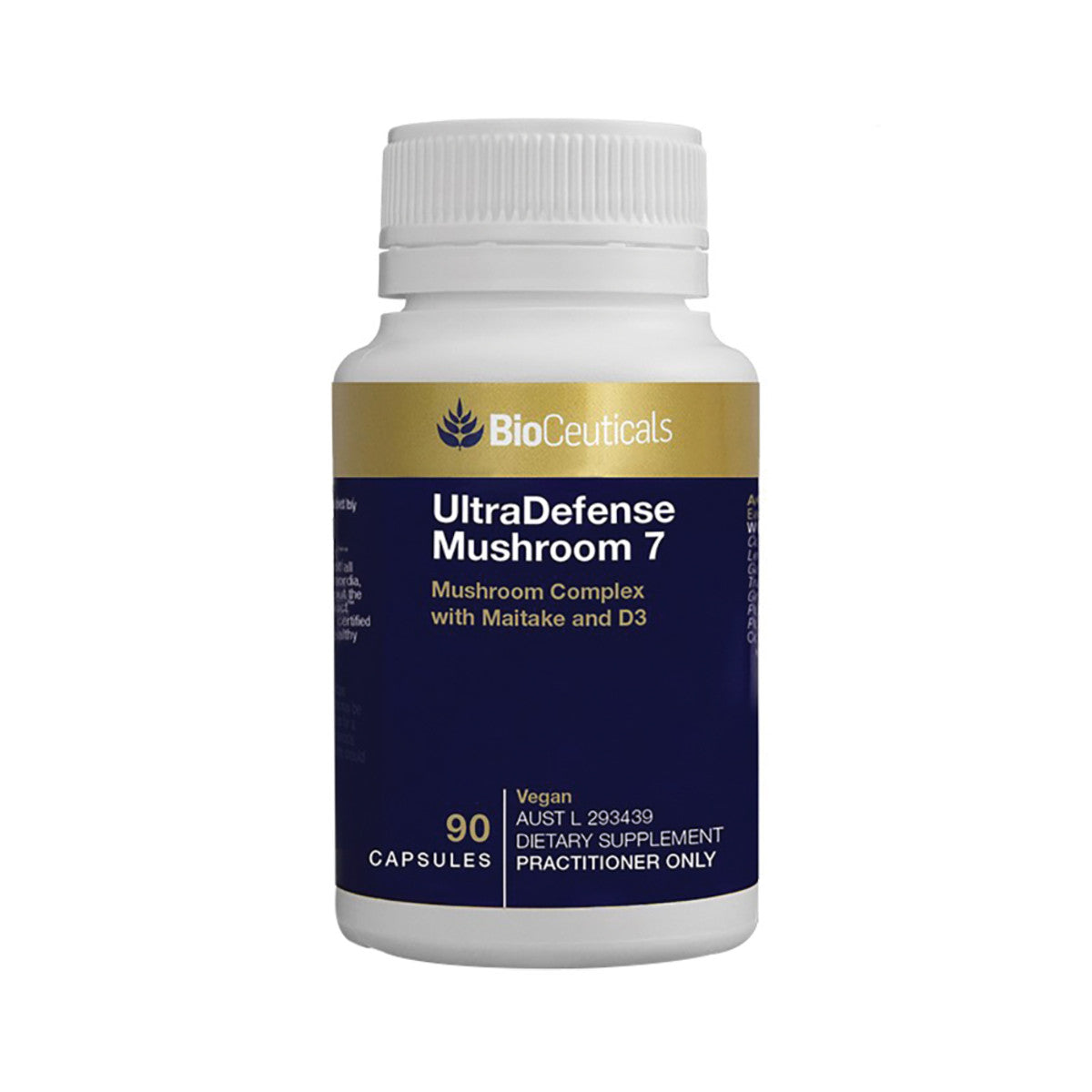 image of BioCeuticals UltraDefense Mushroom 7 90c on white background 
